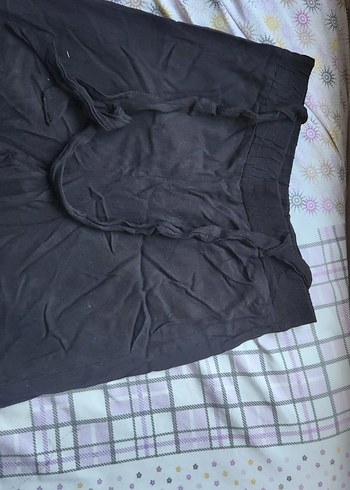 Defacto Siyah Salaş Midi Kadın Pantolon