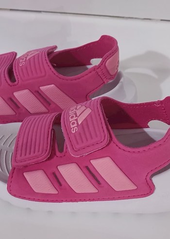 Kız Çocuk Pembe Adidas Cırtlı Sandalet
