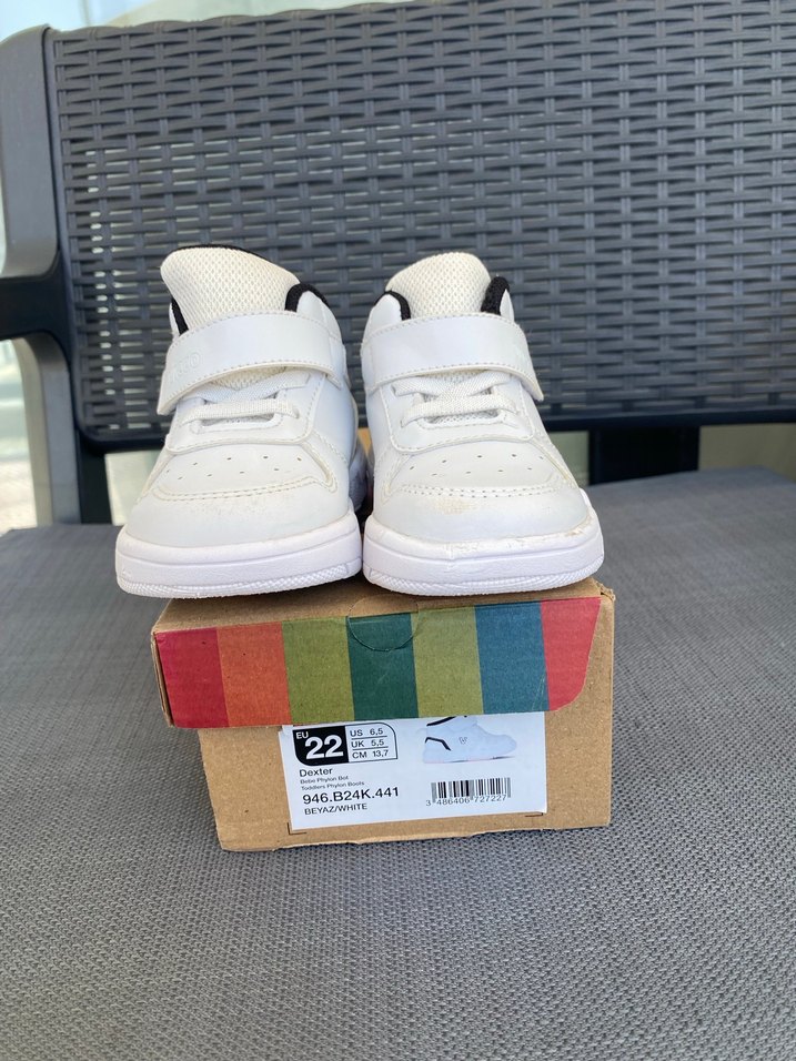 Vicco Beyaz Dexter İlk Adım Çocuk Bot 22 numara - Görsel 2