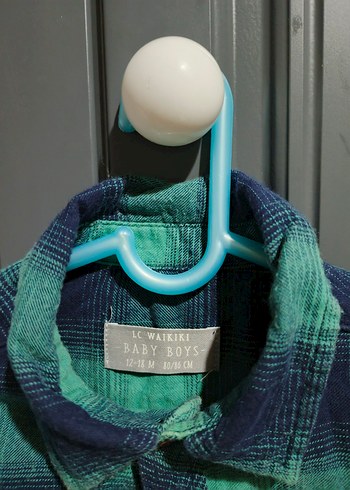 Erkek Çocuk Turkuaz Batik Desenli Gömlek - Görsel 3