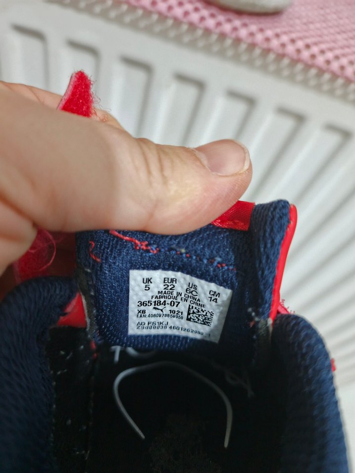 Erkek Çocuk Kırmızı Cırt Cırtlı Spor Ayakkabı - Görsel 2