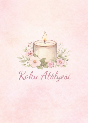 Pembe El Yapımı Kokulu Mum - Görsel 2