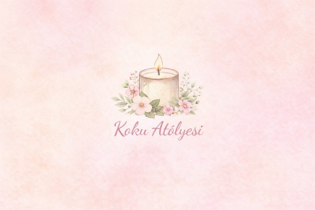 Pembe El Yapımı Kokulu Mum - Görsel 2