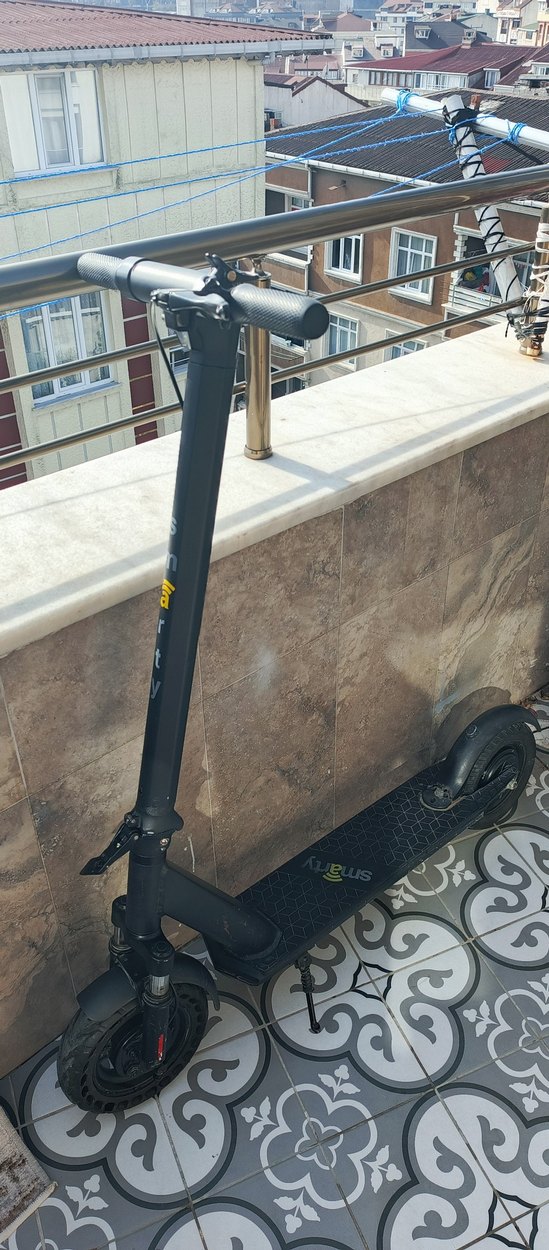 Siyah Akıllı Çocuk Scooter'ı tablet le takas olur - Görsel 2