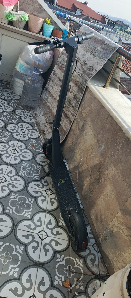 Siyah Akıllı Çocuk Scooter'ı tablet le takas olur - Görsel 5