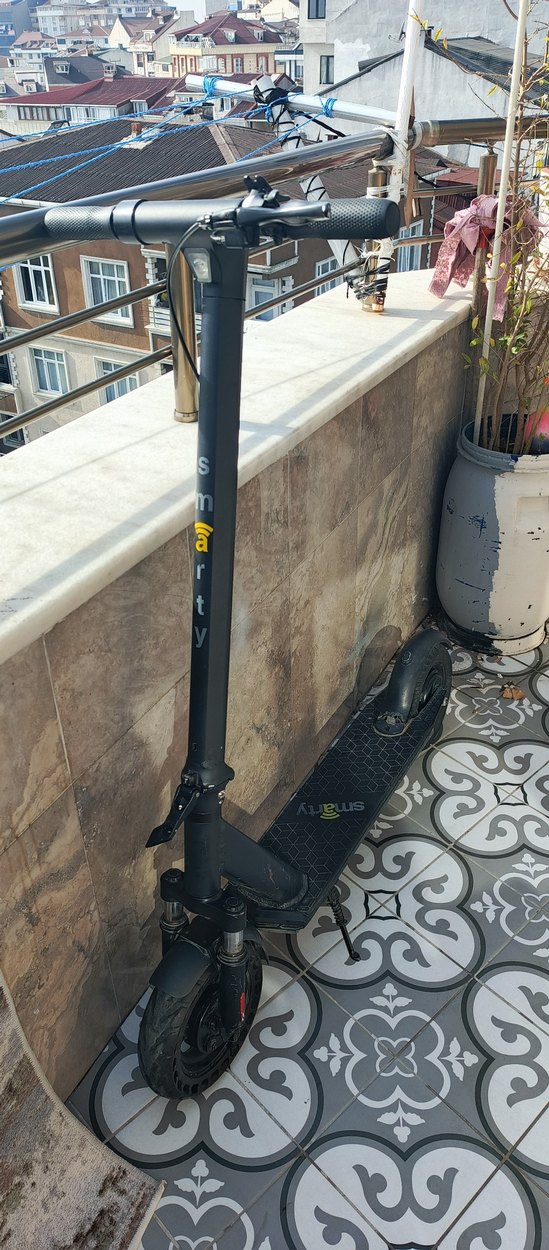 Siyah Akıllı Çocuk Scooter'ı tablet le takas olur - Görsel 3