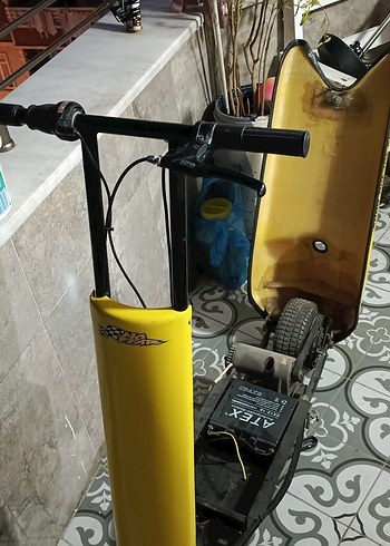 Sarı Çocuk Scooter'ı - Görsel 4