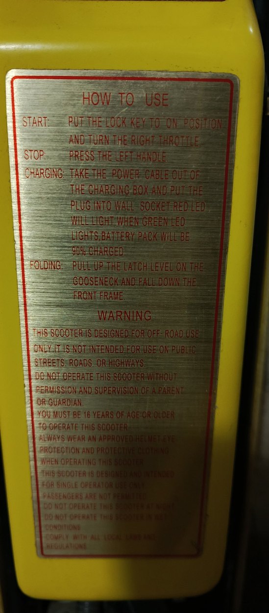 Sarı Çocuk Scooter'ı - Görsel 5