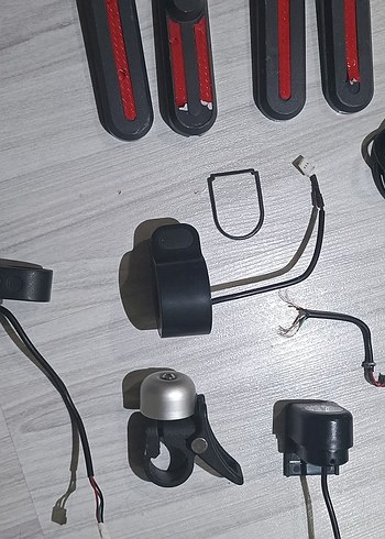elektrikli scooter gösterge ekranı kaskolu bütün parçaları - Görsel 3