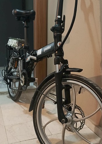 Siyah Yadea Katlanır Bisiklet elektrikli - Görsel 2