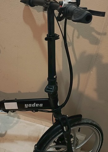 Siyah Yadea Katlanır Bisiklet elektrikli - Görsel 5