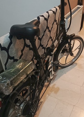 Siyah Yadea Katlanır Bisiklet elektrikli - Görsel 9