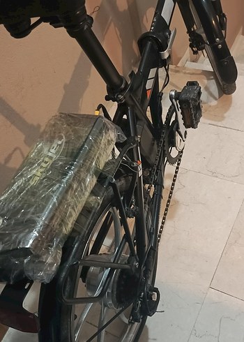 Siyah Yadea Katlanır Bisiklet elektrikli - Görsel 3