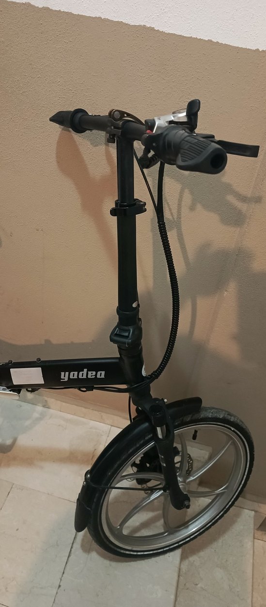 Siyah Yadea Katlanır Bisiklet elektrikli - Görsel 5