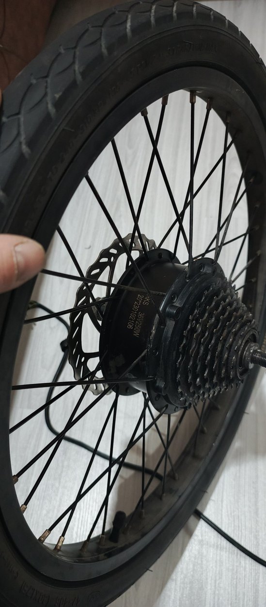 elektrikli bisiklet tekerlek ve motoru lastiği - Görsel 2