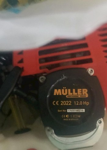 Müller Kırmızı Renkli Bahçe Motoru - Görsel 5