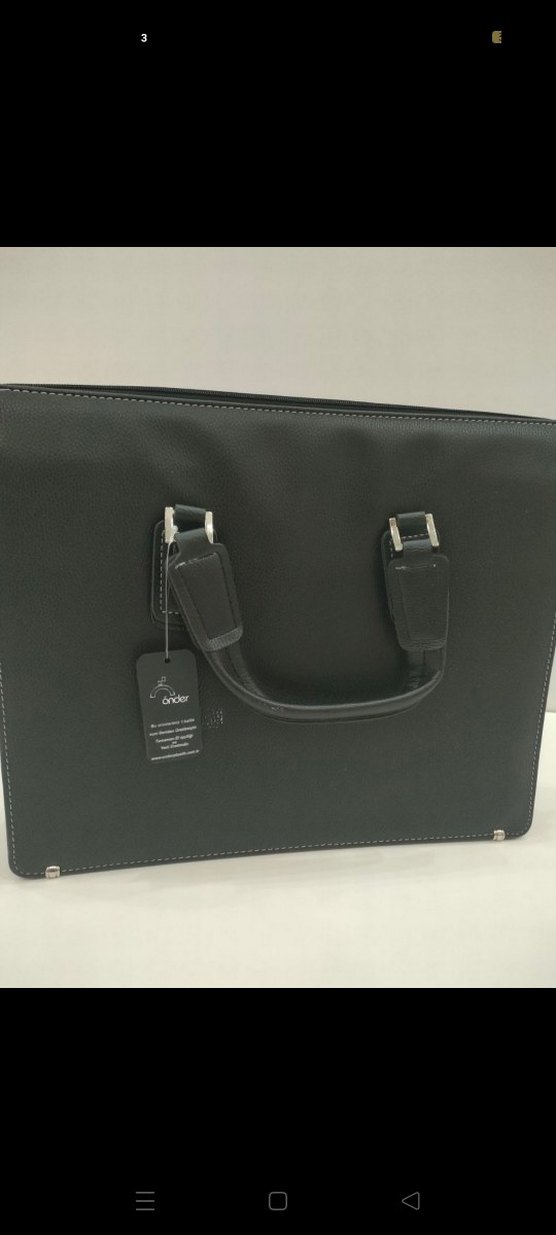 Önder Viyana lux omuz askılı evrak çantası (Fermuarlı Çanta) - Görsel 2