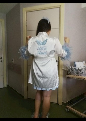 İsimli sabahlık (bebek çekimi) - Görsel 2