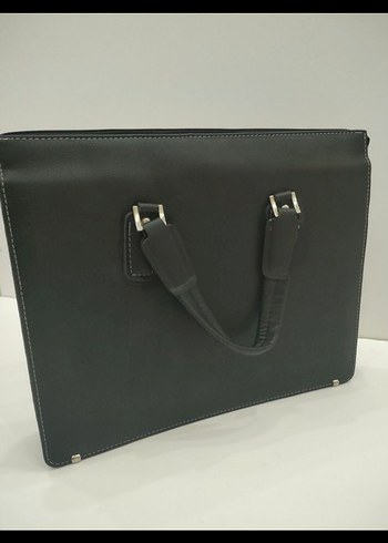 Önder Viyana lux saplı evrak çantası (Klasik Siyah Fermuarlı ) - Görsel 7