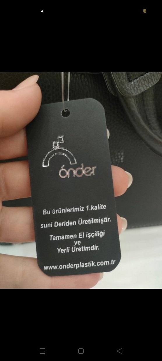 Önder Viyana lux saplı evrak çantası (Klasik Siyah Fermuarlı ) - Görsel 3