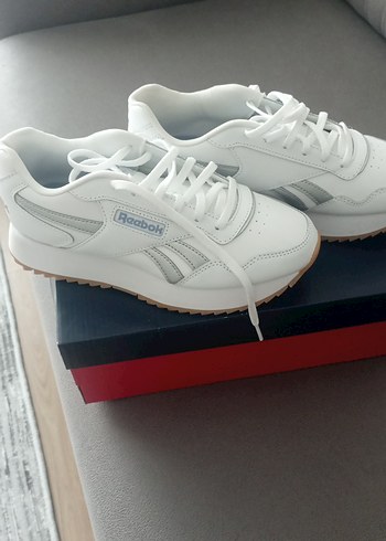 37 Beden Reebok Beyaz Gri Platform Spor Ayakkabı