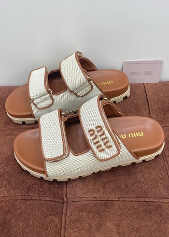 Beyaz Tokalı Platform Topuklu Kadın Terlik - Görsel 5