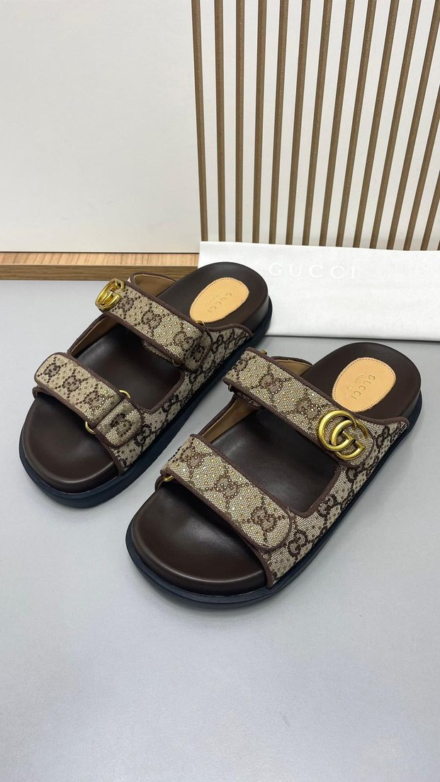 Beyaz Tokalı Platform Topuklu Kadın Terlik - Görsel 2