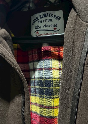 Kahverengi Erkek Çocuk Düğmeli Kaban - Görsel 3