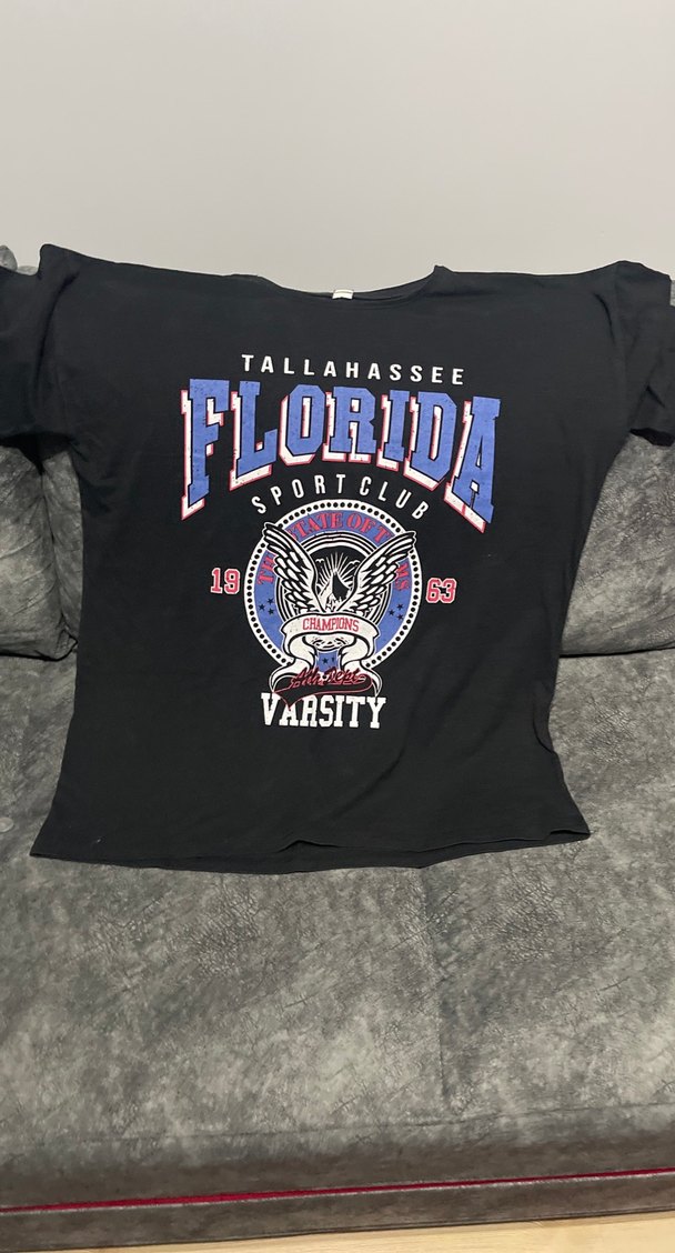 Kız Siyah Baskılı Kısa Kollu Tişört - Görsel 2