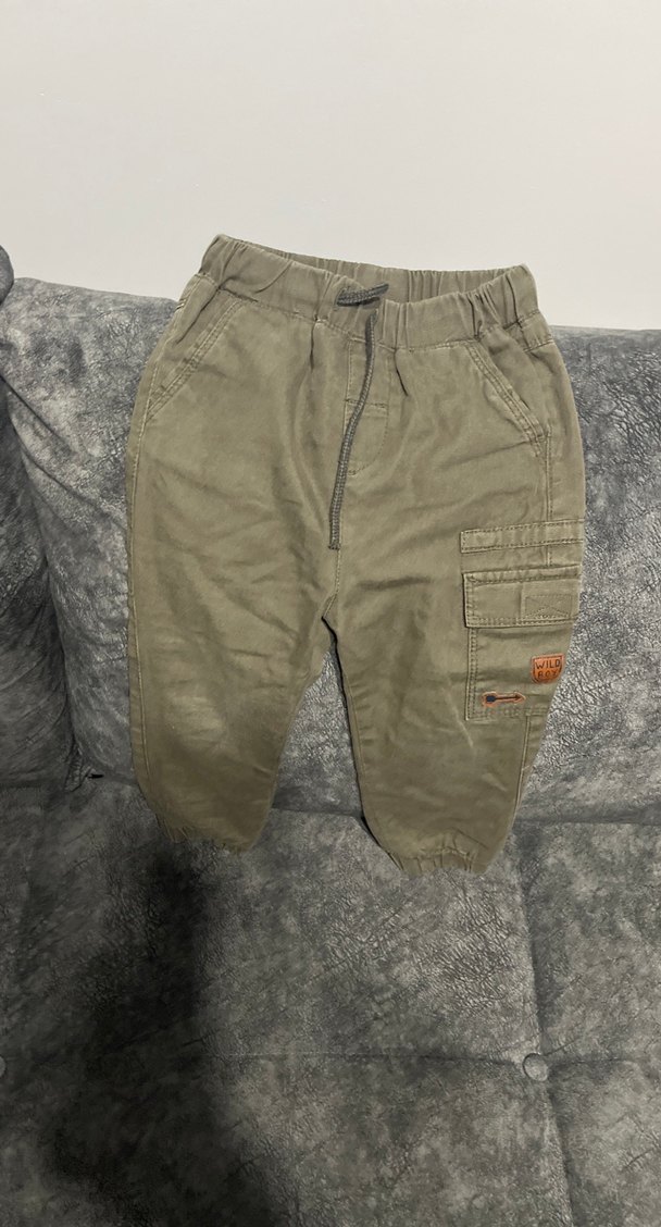 Erkek Çocuk Kahverengi Rahat Kesim Pantolon - Görsel 3