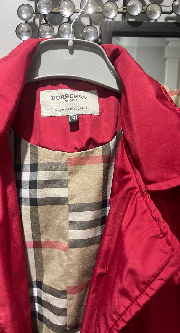 Bordo Düğmeli Kız Çocuk Ceket - Görsel 3