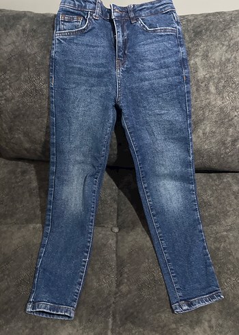 Erkek Çocuk Lacivert Denim Pantolon - Görsel 2