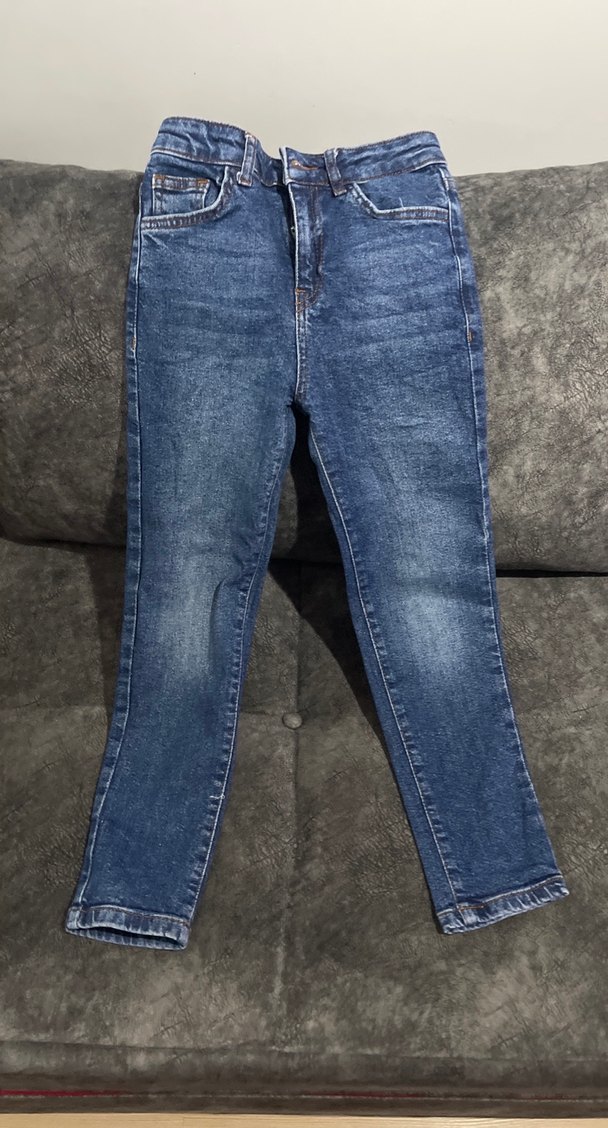 Erkek Çocuk Lacivert Denim Pantolon - Görsel 2