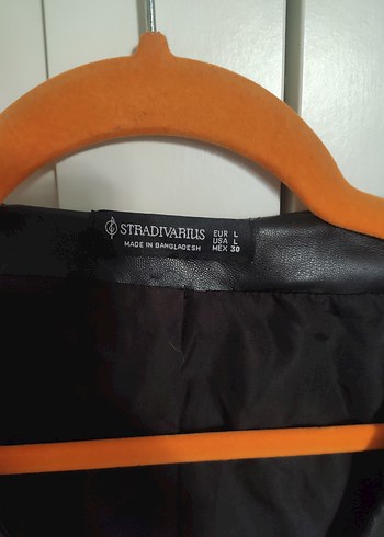 Düğmeli Siyah Deri Kadın Yelek - Görsel 2