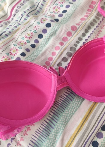 Nakışlı Pembe sütyen - Görsel 5