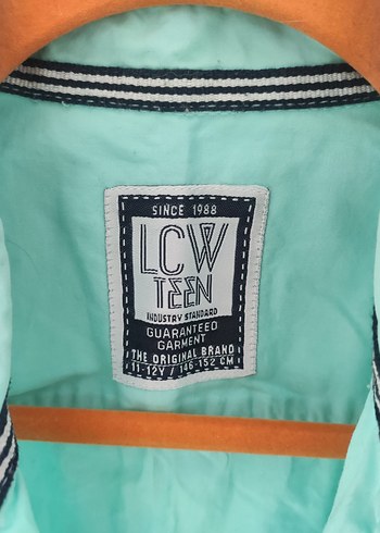 Turkuaz Erkek Çocuk Kısa Kollu Gömlek - Görsel 3