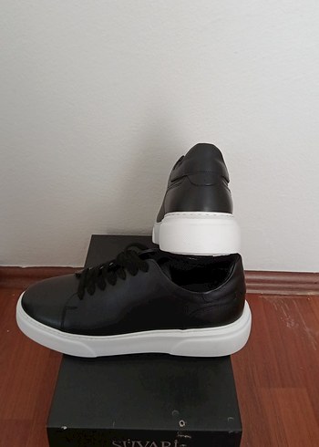 Siyah Bağcıklı Erkek Günlük Spor Ayakkabı - Görsel 2