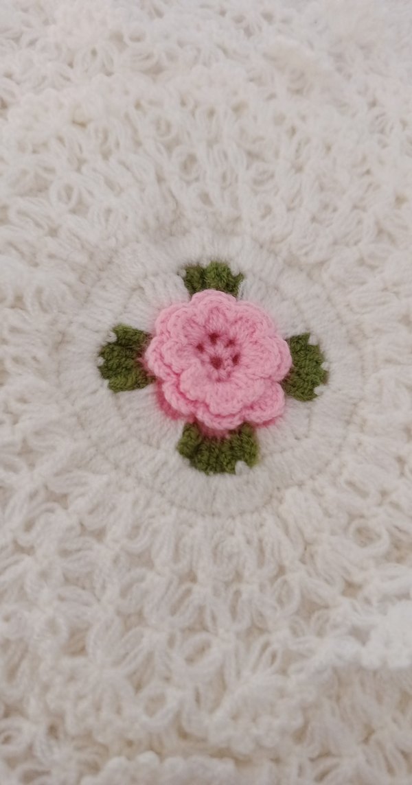 Beyaz, Nakışlı Banyo lifi - Görsel 2