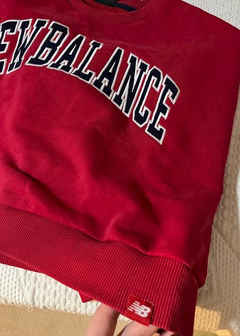 New Balance Bordo Kadın Sweatshirt - Görsel 4