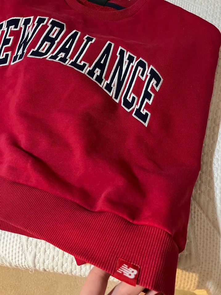 New Balance Bordo Kadın Sweatshirt - Görsel 4