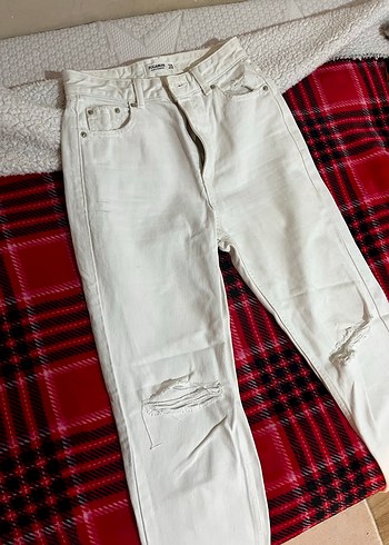 Pull and Bear Mom Jean - Görsel 8