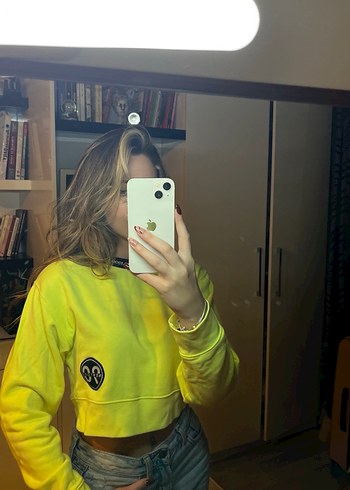 Sarı Mini Sweatshirt - Görsel 2