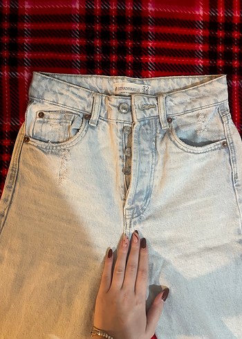 Stradivarius Mom Jean - Görsel 3