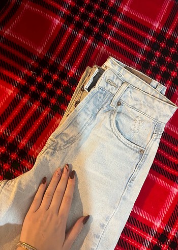 Stradivarius Mom Jean - Görsel 2