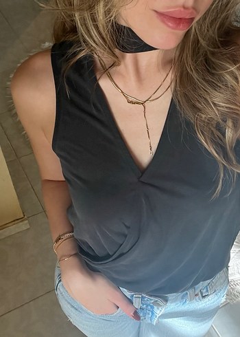 Bershka bogazlı bluz - Görsel 5