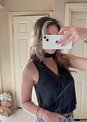 Bershka bogazlı bluz - Görsel 4