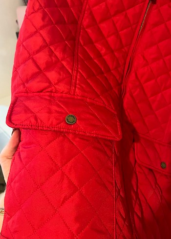 Kırmızı Fermuarlı Kadın Yelek - Görsel 6