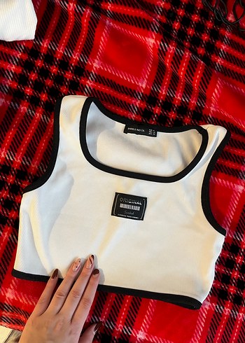 Siyah Baskılı ve Beyaz baskılı Pamuk Atlet Kadın - Görsel 7