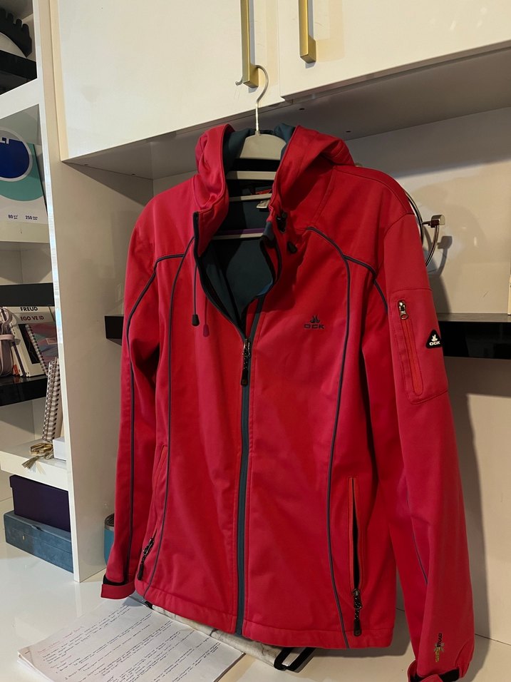 OCK outdoor Kırmızı Fermuarlı Spor Ceket - Görsel 2