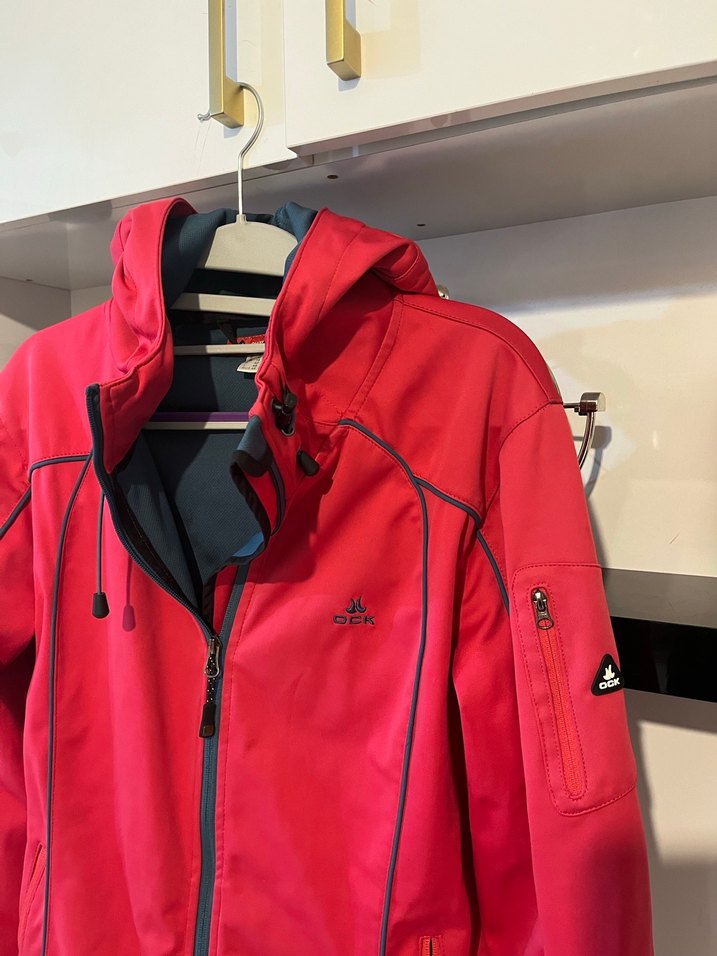 OCK outdoor Kırmızı Fermuarlı Spor Ceket - Görsel 3